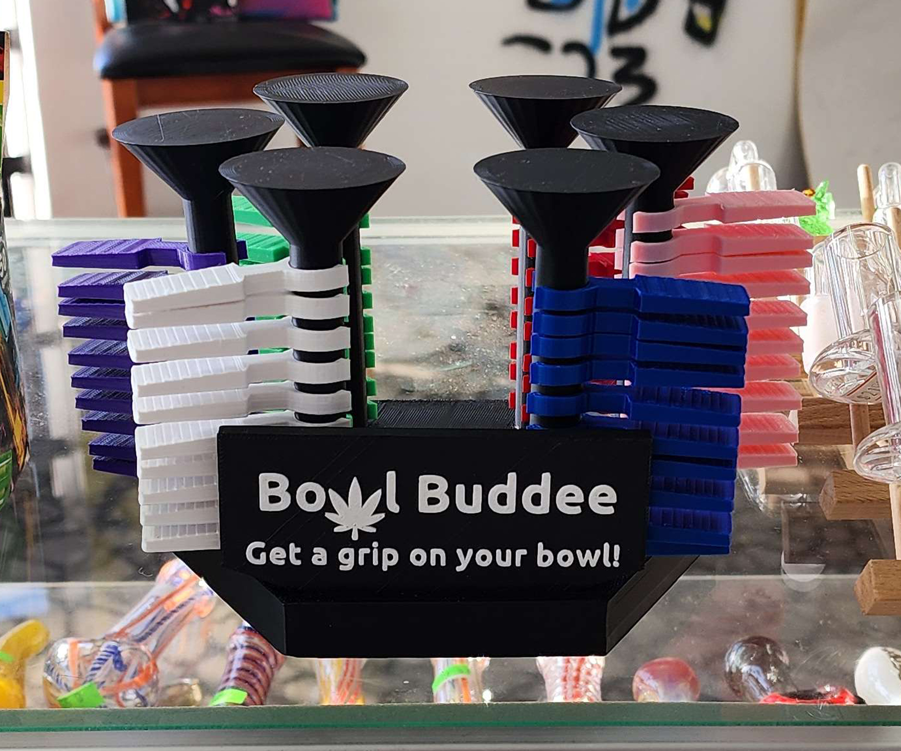 Bowl Buddee at Hi 5 Dispensary display